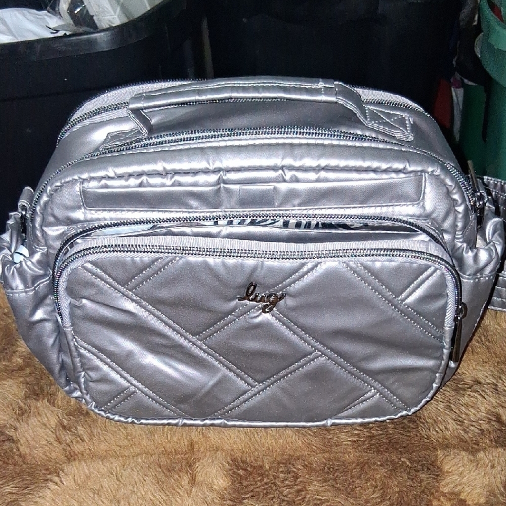 Lug Silver  Boomer Crossbody Bag